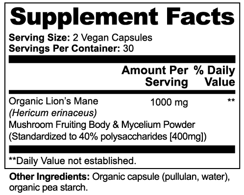 Brain Power Capsules - Lion's Mane